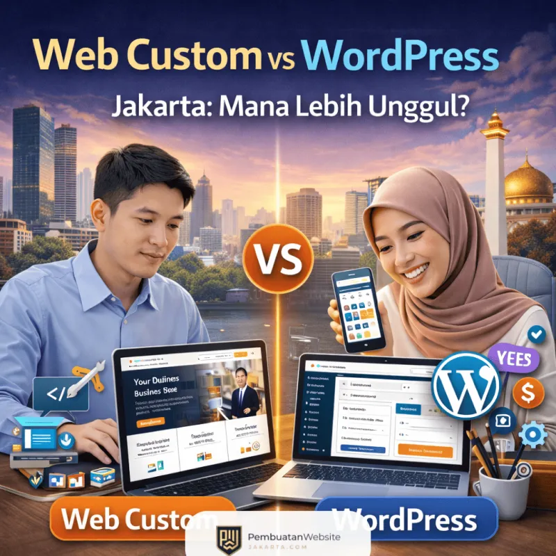 Web Custom vs WordPress Jakarta: Mana Lebih Unggul?